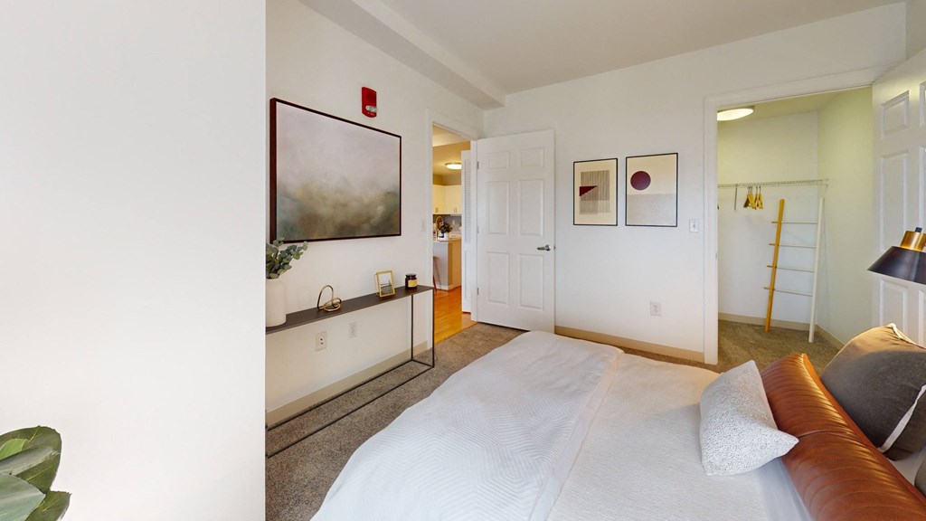 Large closets at The Amelia Apartments in Quincy, MA