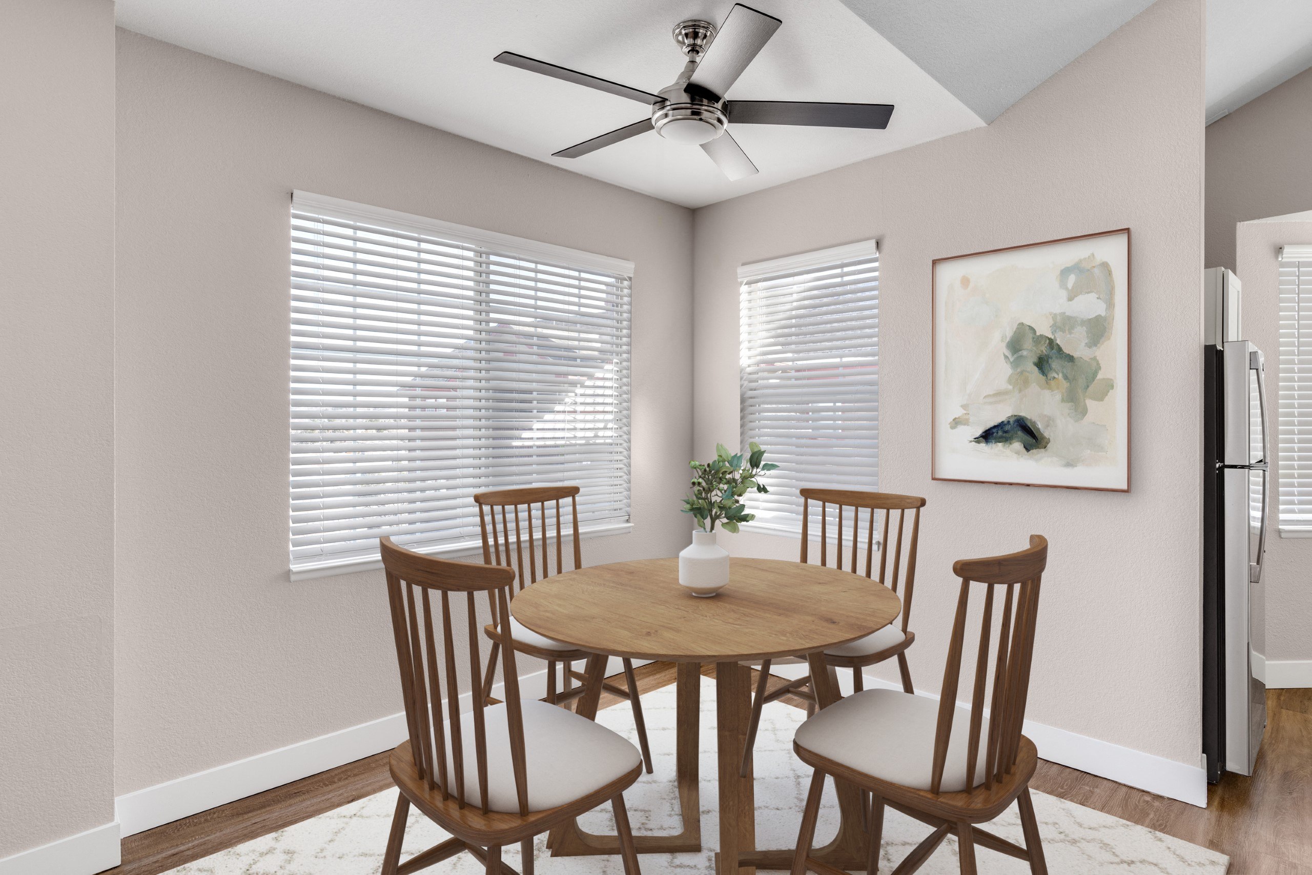 Dining nook at The Links at Plum Creek in Castle Rock, CO