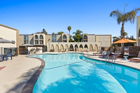 One of Several Resort-Style Pools at Veranda La Mesa in La Mesa, CA 91942