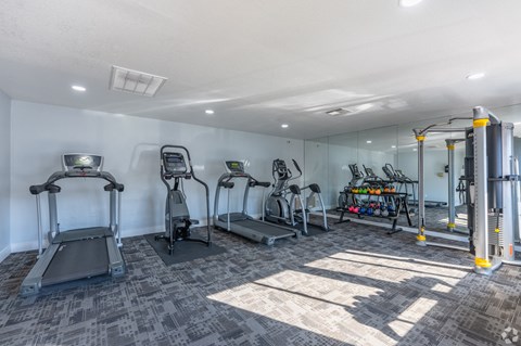 Fitness center at Sunset Winds in Henderson, NV 89014