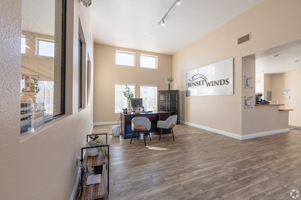 Leasing office at Sunset Winds in Henderson, NV 89014
