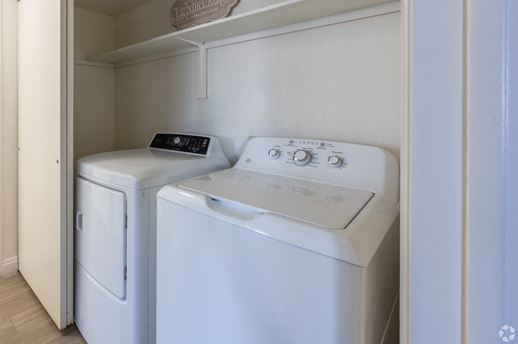 In-unit washer and dryer at Sunset Winds in Henderson, NV 89014