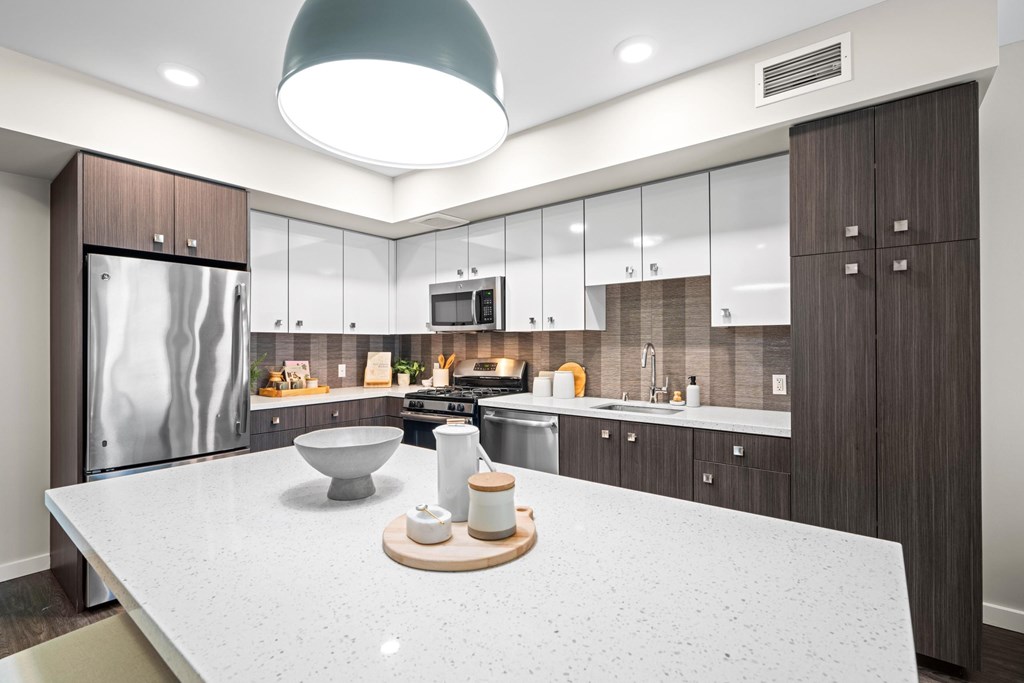 Modern Kitchen at L Seven Apartments in San Francisco, CA 94103