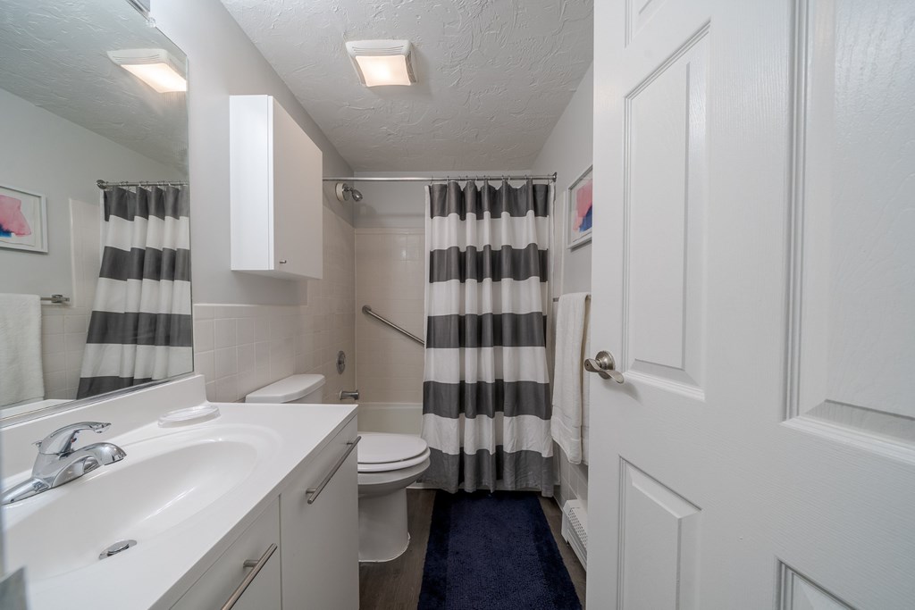 Updated Bathroom at Rosemont Square Apartments in Randolph, MA 02368