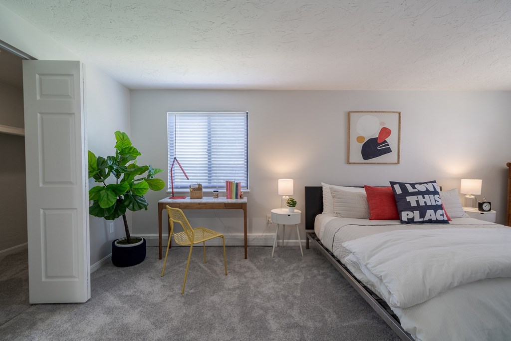 Large Primary Bedroom at Rosemont Square Apartments in Randolph, MA 02368