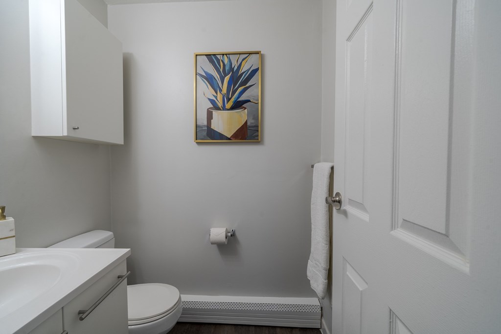 Updated Bathroom at Rosemont Square Apartments in Randolph, MA 02368