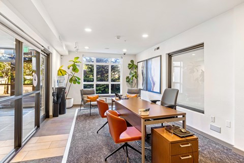 Leasing Office at 128 on State Apartments in Kirkland, WA 98033