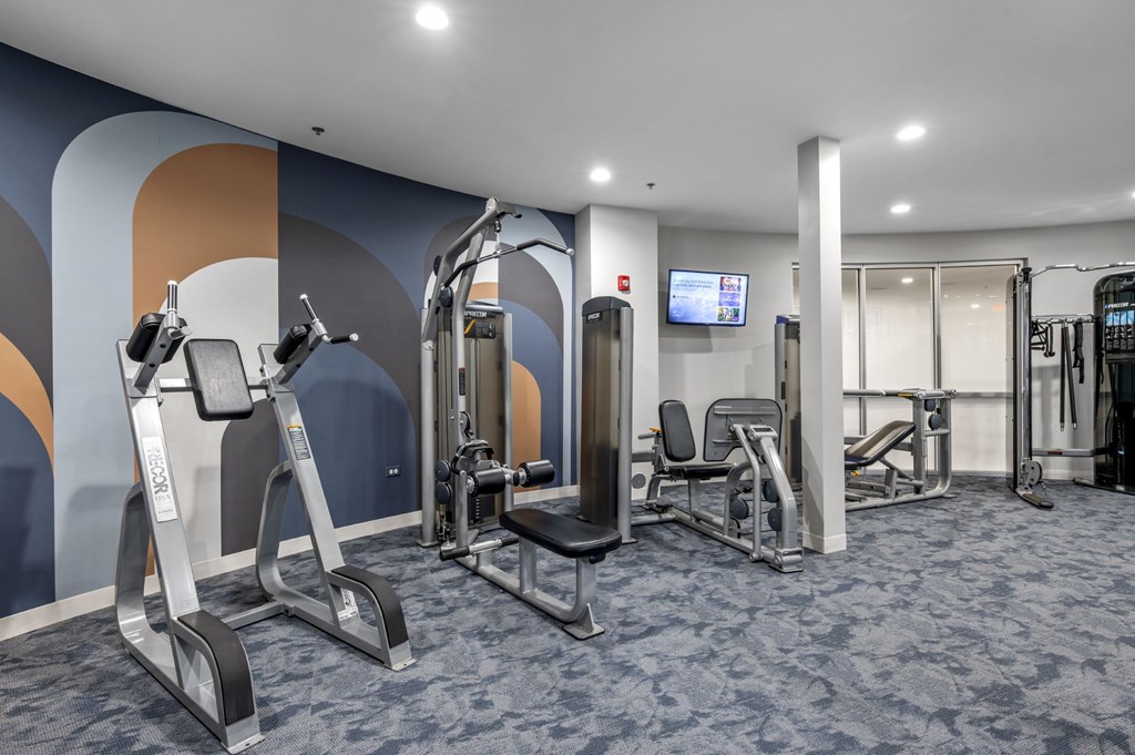 24-Hour Fitness Center at Avant at the Arboretum Apartments in Lisle, IL 60532