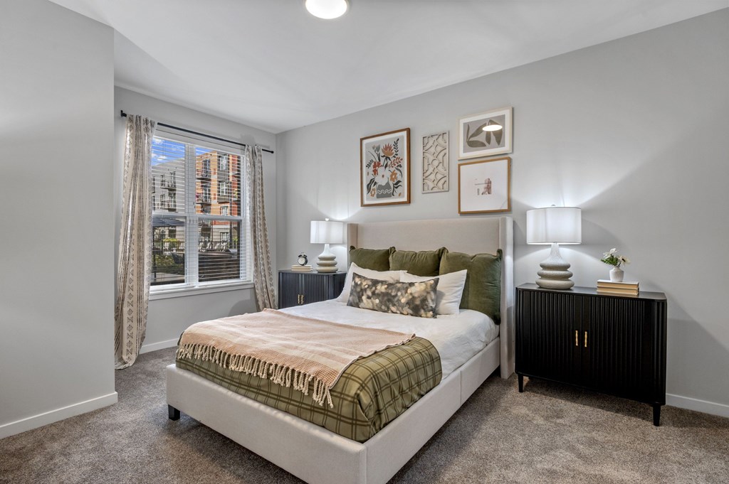 Primary Bedroom at Avant at the Arboretum Apartments in Lisle, IL 60532