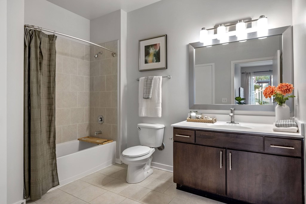 Updated Bathroom at Avant at the Arboretum Apartments in Lisle, IL 60532