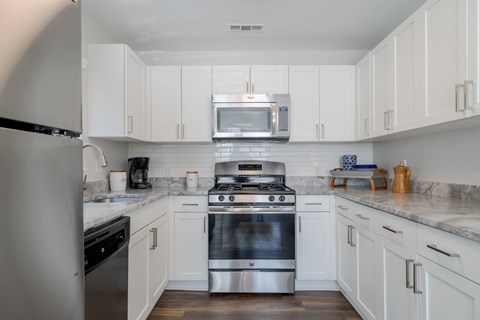Modern Kitchen at The Residences at Stevens Pond in Saugus, MA 01906