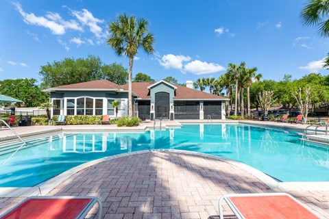 Resort-Style Swimming Pool at Country Club Lakes Apartments in Jacksonville, FL 32224