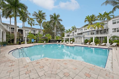 Outdoor Resort-Style Pool at Verona at Boynton Beach Apartments in Boynton Beach, FL 33426