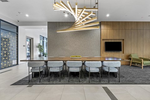 Lobby Lounge at G12 Apartments in Los Angeles, CA 90015