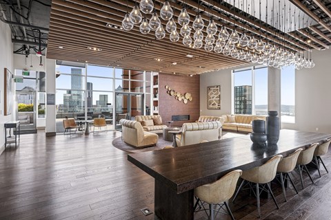 Rooftop Lounge at Arrivé Apartments in Seattle, WA 98121