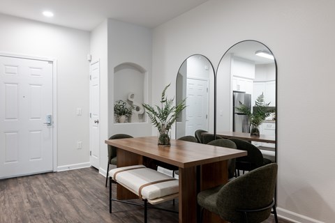 Dining Space at The Kitt at Warner Center Apartments in Woodland Hills, CA 91303