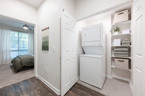 In-Home Laundry and Storage at The Kitt at Warner Center Apartments in Woodland Hills, CA 91303