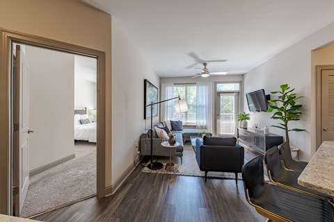 Open Concept Floor Plan at The Tribute Apartments in Raleigh, NC 27612