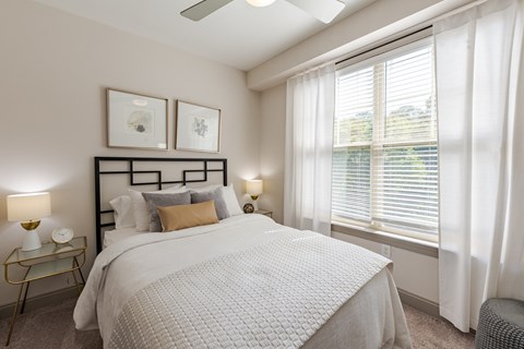 Spacious Bedroom at The Tribute Apartments in Raleigh, NC 27612