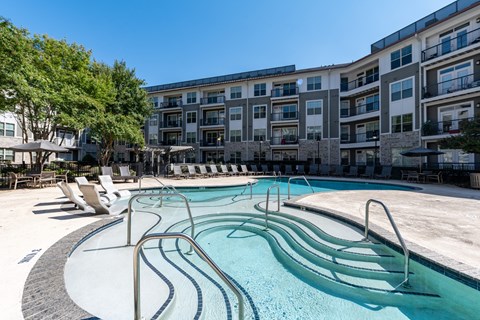 Resort Style Pool at The Tribute Apartments in Raleigh, NC 27612