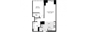 floor plan photo of the residence at the shipyard nj