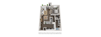 A3 Floor Plan at Willowest in Collier Hills, Atlanta, GA