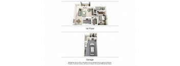 A3 Floor Plan at Aston at Cinco Ranch, Texas