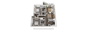 B1 Floor Plan at Willowest in Collier Hills, Georgia