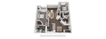 B4 Floor Plan at Willowest in Collier Hills, Georgia, 30318