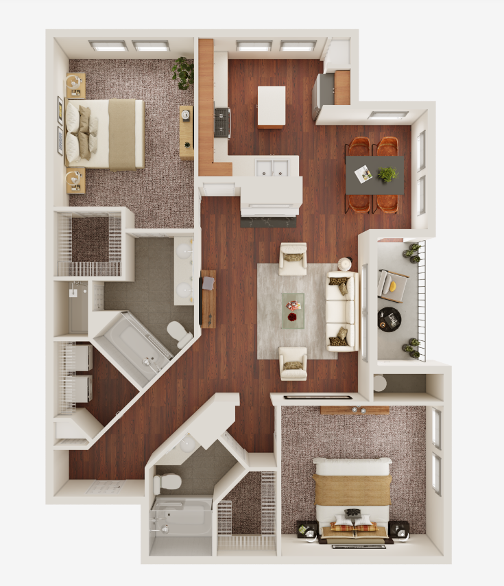 B5 Renovated at Villages of Cypress Creek, Houston