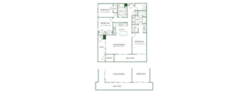3 Bed 2 Bath Floor Plan | 1,531 Sq. Ft. at Sorrel at Warner Center, CA, 91367