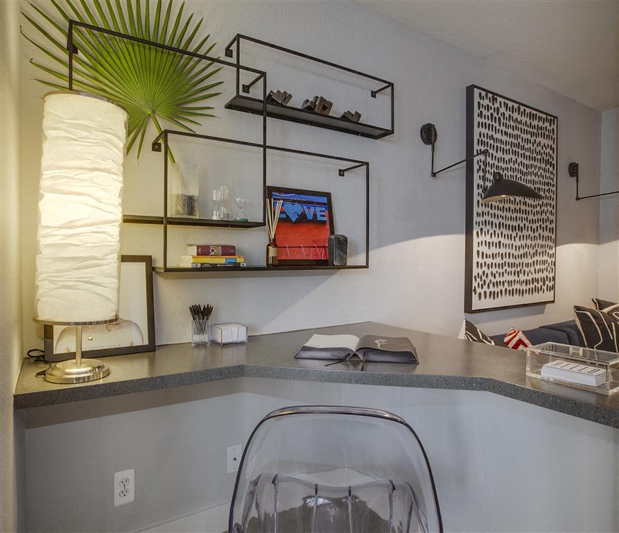 Spacious Floor Plans with Desk Area  at Duet on Wilcox, California