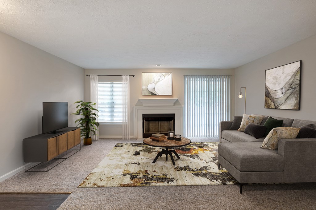 Living Room at The Annaline, Tennessee, 37217