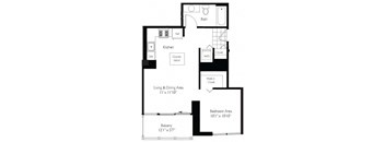 Tides | 0 Bed | 1 Bath | Convertible 605 SQ FT at Shoreham and Tides, Chicago