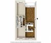 3D 2 bedroom floor plan | Rosemont Sqaure in Randolph MA
