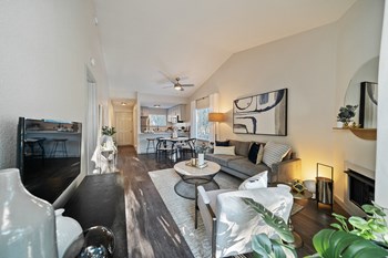 Newly updated living area in model apartment - Photo Gallery 5