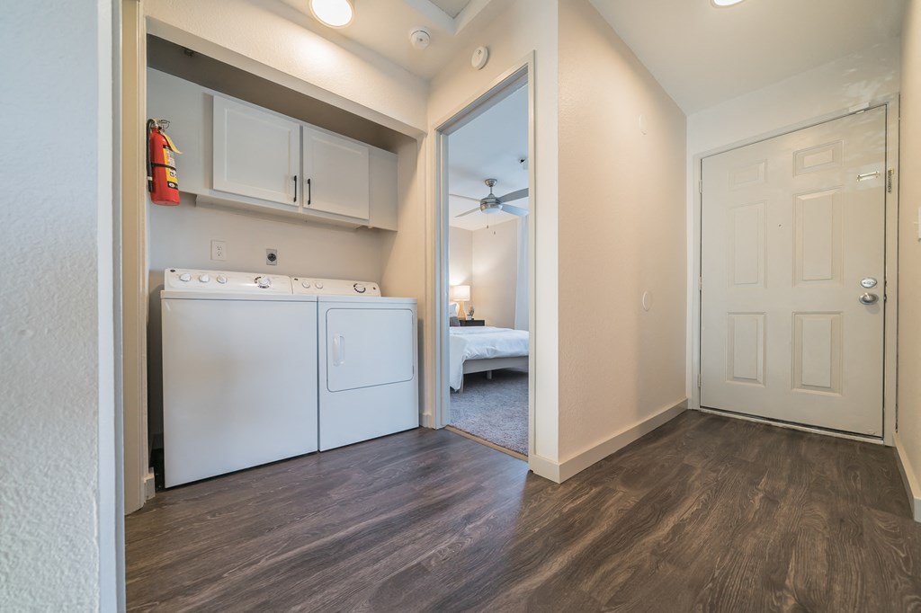 In unit washer and dryer at Bay Village, California, 94590