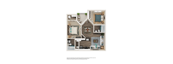 2 Bed 2 Bath Floor Plan | 765 Sq. Ft. at Element Deer Valley in AZ 85027