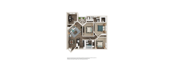 4 Bed 2 Bath Floor Plan | 1,166 Sq. Ft. at Element Deer Valley in Arizona 85027