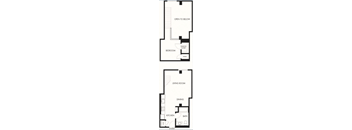 Studio 1 Bath Floor Plan | 706 Sq. Ft. at G12 Apartments, Los Angeles, CA