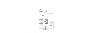 STUDIO Floor Plan at Willowest in Lindbergh, Atlanta, Georgia