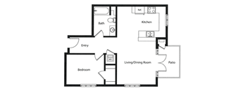 Gimlet Floor Plan at Chase Knolls, Sherman Oaks, California