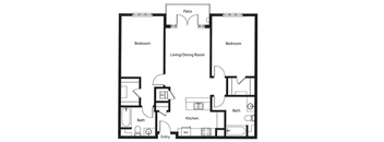 Greyhound Floor Plan at Chase Knolls, Sherman Oaks