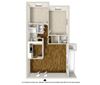 3D 2 bedroom floor plan | Rosemont Sqaure in Randolph MA
