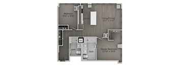2 bed 2 bath | 1,001 Sq. Ft. at The Mason Apartments, Chicago, IL