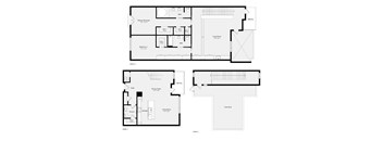 2  Bed  2.5 Bath Floor Plan | 2,582 Sq. Ft. at Misora Apartments, San Jose, CA