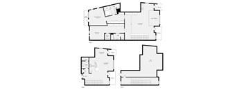 2  Bed  2.5 Bath Floor Plan | 2,750 Sq. Ft. at Misora Apartments, CA, 95128