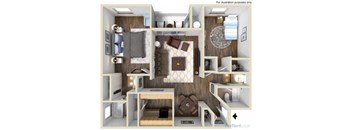 Pointe | Two Bedroom | Two Bath | 960 square feet