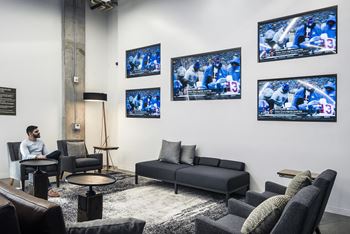 Media room at Delphine on Diamond, California, 94131