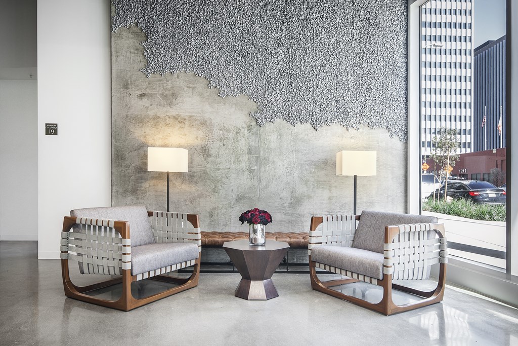 Olive DTLA Interior Lounge Area  at Delphine on Diamond, California, 94131